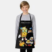 Cartoon Rezept Buchzeichen Schürze (Getragen)