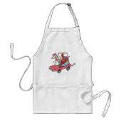 Cartoon Road Rage Woman Schürze (Vorne)