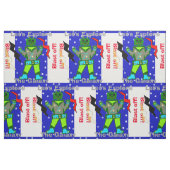 Cartoon Robot Boy Alien Stars Stoff (Fat Quarter (45,7 x 55,9 cm))