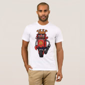 Cartoon-Roboter T-Shirt (Vorne ganz)