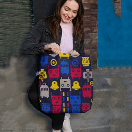 Cartoon-Roboter Tasche