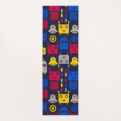 Cartoon-Roboter Yogamatte (Rückseite)