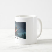 Cartoon Rocker Dog Under the Stars Kaffeetasse (VorderseiteRechts)