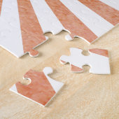 Cartoon Rocket Retro Sunset Puzzle (Seite)