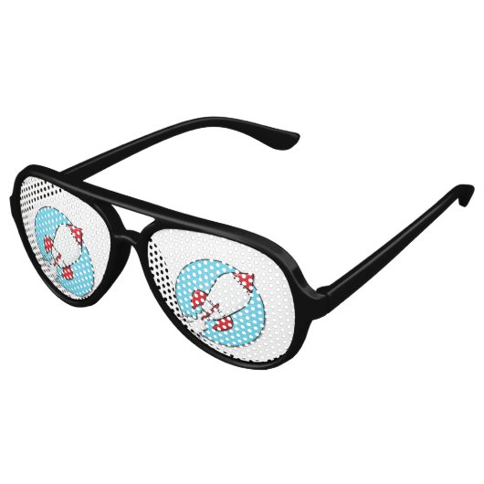 Cartoon RocketShip-Design Sonnenbrille (Schrägansicht)