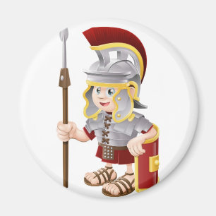 Cartoon-römischer Soldat Magnet