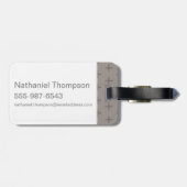 Cartoon Ron Weasley und Pigwidgeon Gepäckanhänger (Rückseite horizontal)