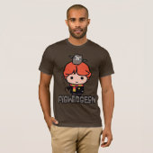 Cartoon Ron Weasley und Pigwidgeon T-Shirt (Vorne ganz)