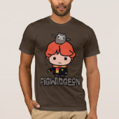 Cartoon Ron Weasley und Pigwidgeon T-Shirt (Vorderseite)