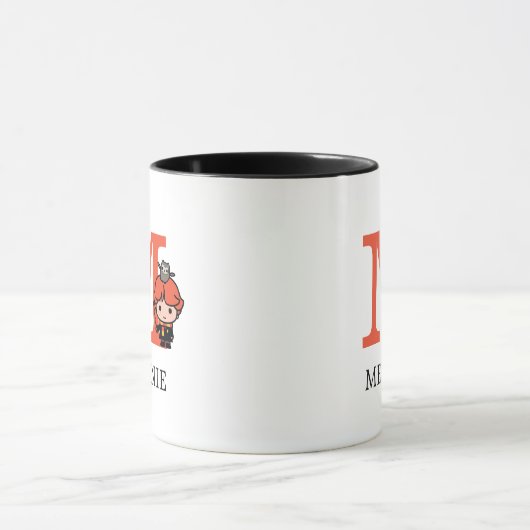 Cartoon Ron Weasley und Pigwidgeon Tasse (Zentrum)