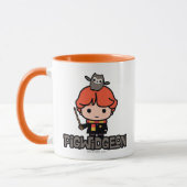 Cartoon Ron Weasley und Pigwidgeon Tasse (Links)