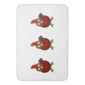 Cartoon-Rooster Badematte (Vorderseite Vertikal)