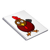Cartoon Rooster Notizblock (Rechte Seite)