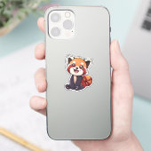 Cartoon Roter Panda Aufkleber (Telefon)