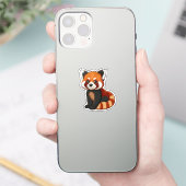 Cartoon Roter Panda Aufkleber (Telefon)