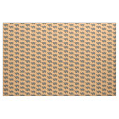 Cartoon-Rothaarschildkröte Stoff (Yard (91,4 cm))