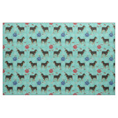 Cartoon Rottweiler Stoff (Fat Quarter (45,7 x 55,9 cm))