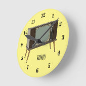 Cartoon Runde Wanduhr (Winkel)