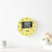 Cartoon Runde Wanduhr (Zuhause)