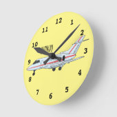 Cartoon Runde Wanduhr (Winkel)