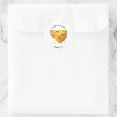 Cartoon Runder Aufkleber (Tasche)