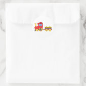 Cartoon Runder Aufkleber (Tasche)