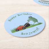 Cartoon Runder Pappuntersetzer (Angewinkelt)