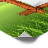 Cartoon-Safari-Tier-Plakat Poster (Ecke)