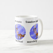 Cartoon Sagittarius Centaur Express Kaffeetasse (VorderseiteRechts)