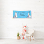 Cartoon Sailboat Banner (Insitu)