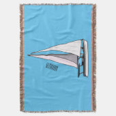 Cartoon Sailboat Decke (Vorderseite Vertikal)