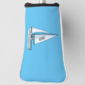 Cartoon Sailboat Golf Headcover (Rotieren 90)