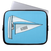 Cartoon Sailboat Laptopschutzhülle (Vorderseite)