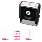 Cartoon Sailboat Permastempel (Beispiel)