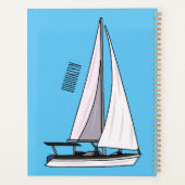 Cartoon Sailboat Planer (Rückseite)