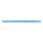 Cartoon Sailboat Satinband (Vorderseite)