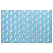 Cartoon Sailboat Stoff (Fat Quarter (45,7 x 55,9 cm))