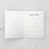 Cartoon Saint Patrick Customize Card Karte (Innenseite)