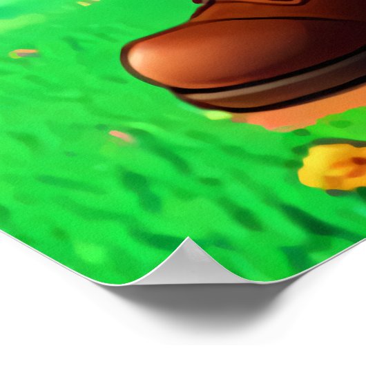 Cartoon Santa Claus | Art der AI Poster (Ecke)