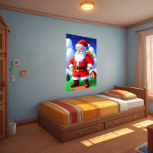 Cartoon Santa Claus | Art der AI Poster