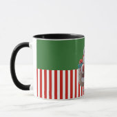 Cartoon Santa Claus Waving Cheerfully Tasse (Links)