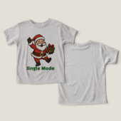 Cartoon Santa Dancing Joyfully (Design Vorderseite & Rückseite)