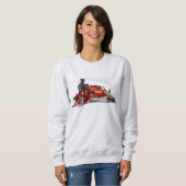 Cartoon Santa Express Sweatshirt (Vorne ganz)