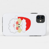Cartoon santa, weiße Weihnachtskinder Case-Mate iPhone Hülle (Rückseite (Horizontal))