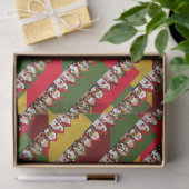 Cartoon Santas Christmas Seidenpapier (Geschenk)