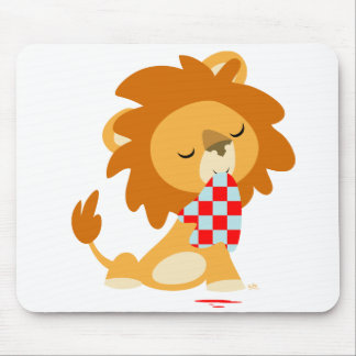 Cartoon Satierte Löwenmousepad Mousepad