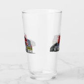 Cartoon-Sattelschlepper Glas (Rechts)