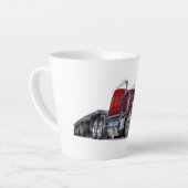 Cartoon-Sattelschlepper Milchtasse (Linke Ecke)