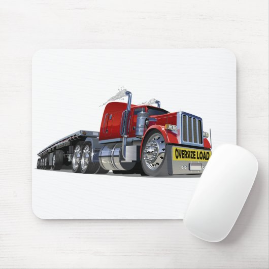 Cartoon-Sattelschlepper Mousepad (Mit Mouse)