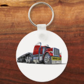 Cartoon-Sattelschlepper Schlüsselanhänger (Vorderseite)